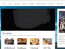 Tablet Screenshot of hotel-traube.com