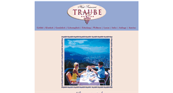 Desktop Screenshot of hotel-traube.at