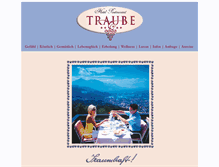 Tablet Screenshot of hotel-traube.at