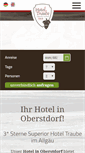 Mobile Screenshot of hotel-traube.de
